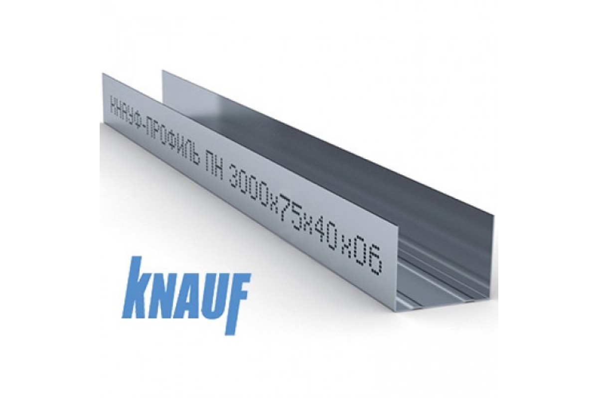 картинка Knauf профиль 75х40 (8шт/120 шт) от базы строительно-отделочных материалов